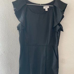 LOFT BLACK DRESS W/ POCKETS